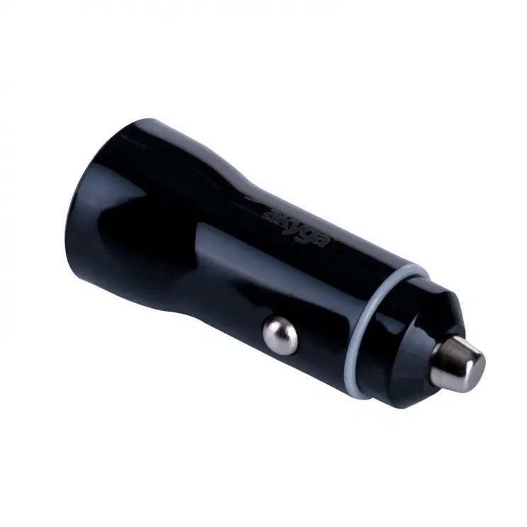 Akyga USB nabíječka do auta USB-A + USB-C PD 5-12V / max. 3A 36W Quick Charge 3.