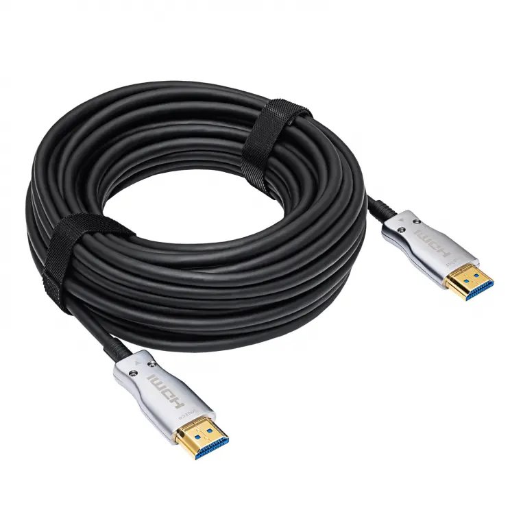 Akyga Kabel HDMI 2.1 (M), optický AOC 48Gbps 8K, černý 20m