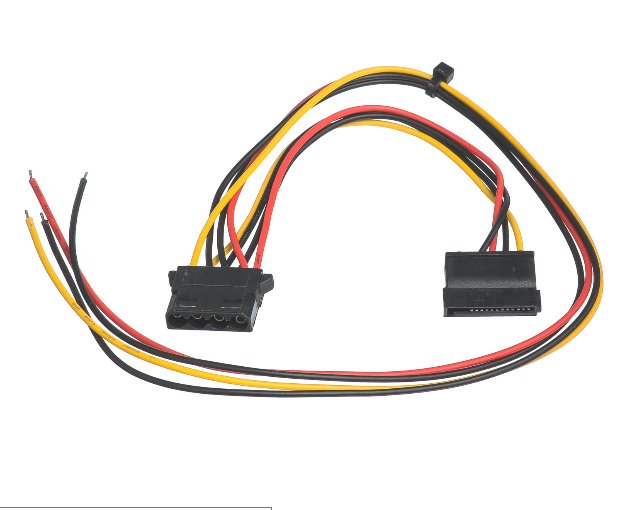 Akyga servisní kabel ATX Molex/SATA 400 mm