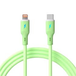 Akyga Kabel USB-C / Lightning 1m AK-USB-73 30W, Green Silicone