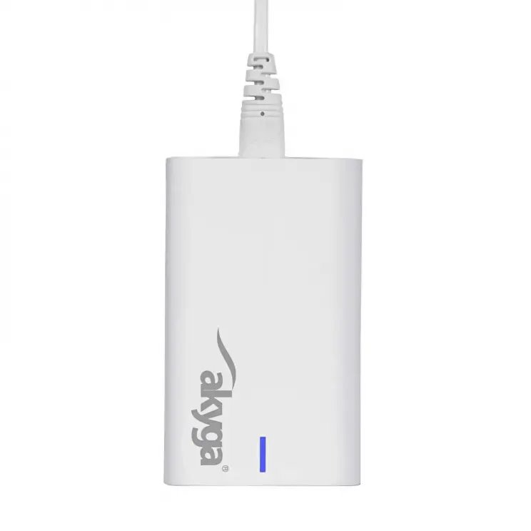 Akyga Nabíječka univerzální USB-A + 3x USB-C PD 5-28V / max. 5A 140W Quick Charge 3.0 GaN, bílá