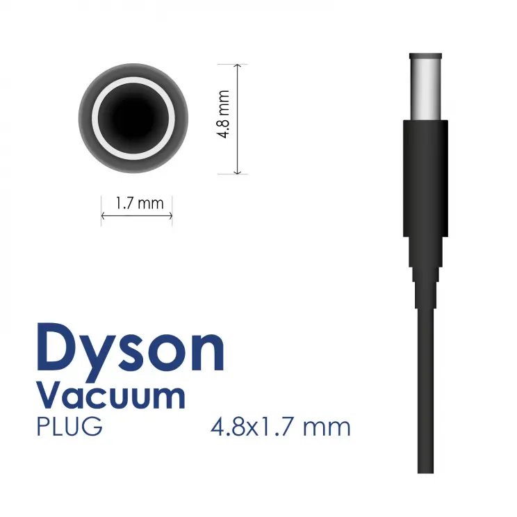 Akyga Napájecí adaptér 30.45V / 1.1A 33.49W pro Dyson V10 V11 V15, kabel 1.8m