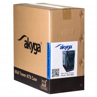 Akyga PC skříň Micro Tower ATX AK13BK