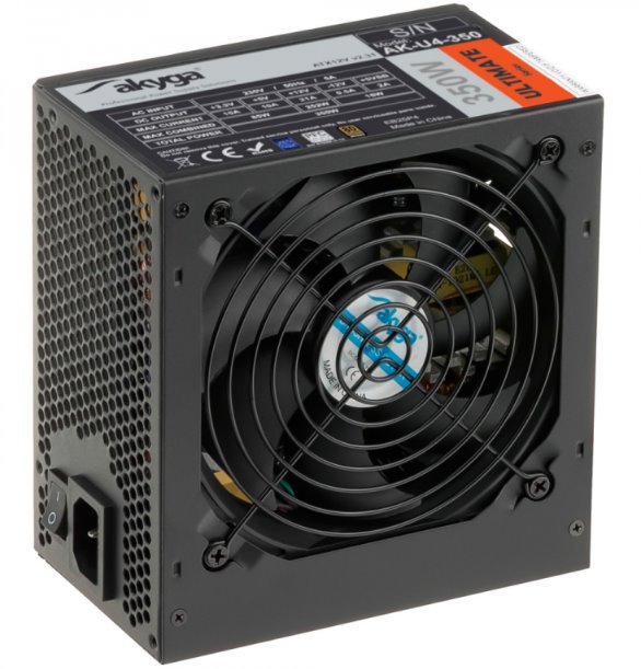 Akyga PC zdroj 350W Ultimate Series modulární 80+ Bronze 120mm ventilátor