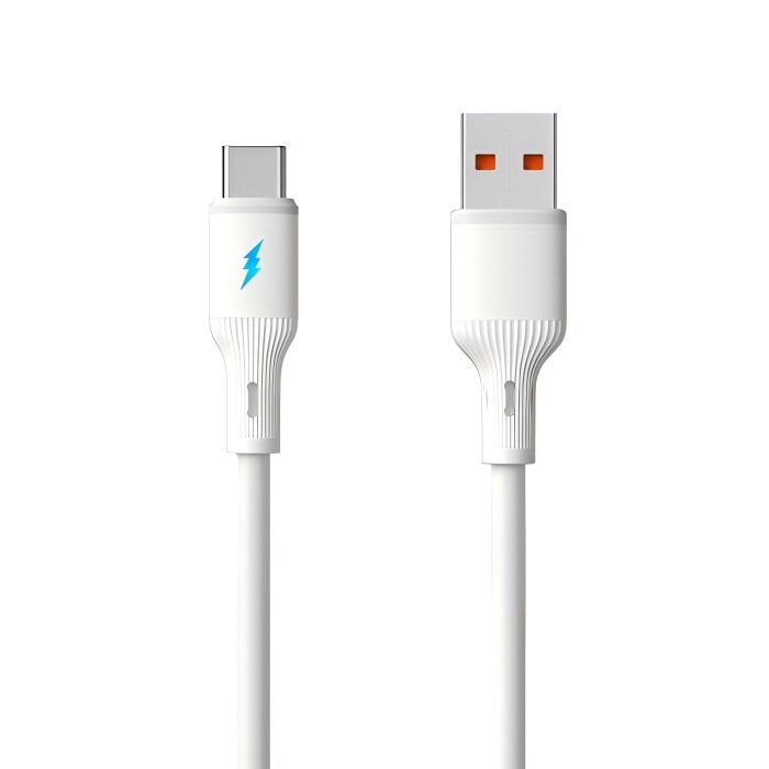 Akyga USB A / USB C ver. 2.0, silikon, LED dioda, 1m