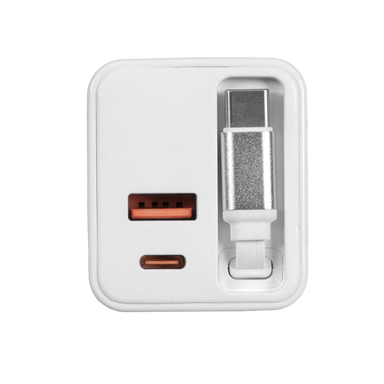 Akyga USB Nabíječka AK-CH-30 USB-A + 2x USB-C PD 5-20V / max. 3.25A 65W Quick Charge 3.0 GaN