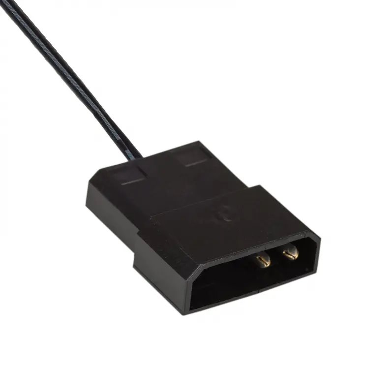 Akyga Ventilátor 12cm LED modrý