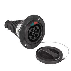 Akyga zásuvka Type2 pro elektromobily Akyga AK-SC-E25 1-fázová 32A samec