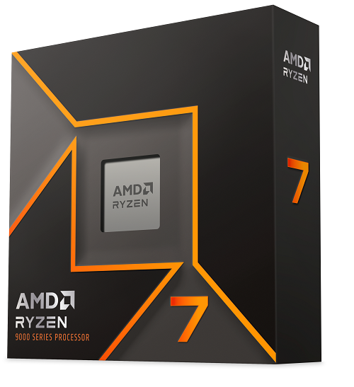 AMD Ryzen 7 8C/16T 9700X (3.8GHz/5.5GHz,40MB,65W,AM5) box, with Radeon Graphics