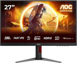 AOC 27G4HA 27" Fast IPS 1920x1080 1000:1 1ms 300cd HDMI DP pivot repro Black