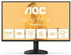AOC Monitor 24B31H, 23,8", IPS, 1920x1080, 16:9, 300cd, 1500:1, 4ms, DP, HDMI, 120Hz