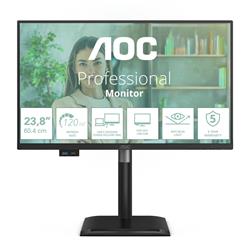 AOC Monitor 24P4CV, 23,8", IPS, 1920x1080, 16:9, 300cd, 1500:1, 4ms, DP, HDMI, 120Hz, USB Hub, RJ45, pivot, repro