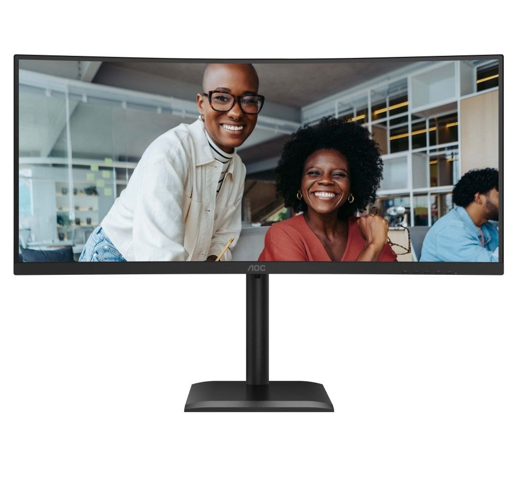 AOC Monitor CU34E4CV, 34", VA, 3440x1440, 21:9, 350cd, 3500:1, 4ms, DP, HDMI, 120Hz, USB Hub, RJ45, repro