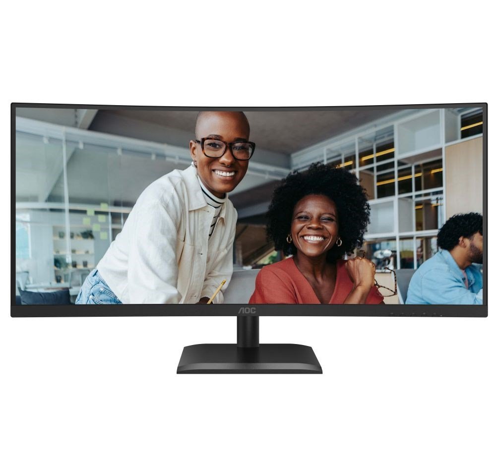 AOC Monitor CU34E4CV, 34", VA, 3440x1440, 21:9, 350cd, 3500:1, 4ms, DP, HDMI, 120Hz, USB Hub, RJ45, repro