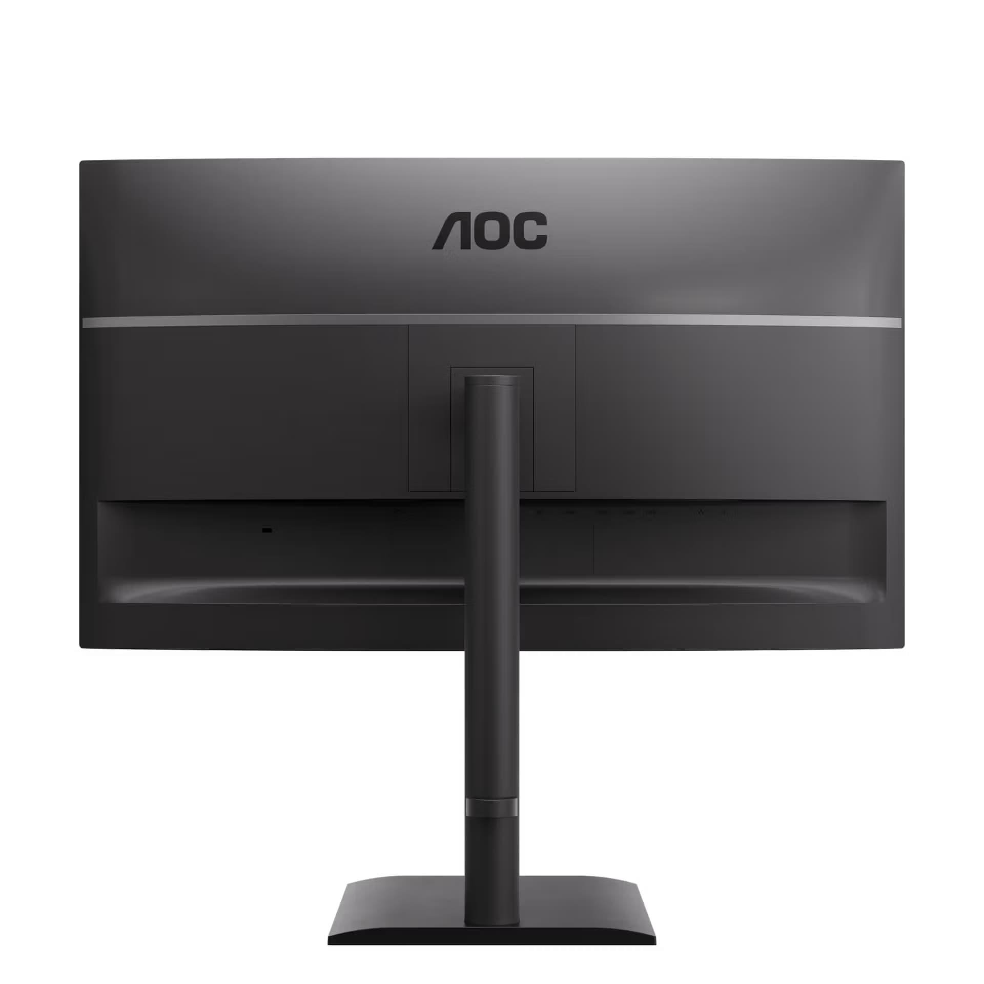 AOC Monitor U27E4CV, 27", IPS, 3840x2160, 16:9, 400cd, 1200:1, 4ms, DP, HDMI, 60Hz, USB Hub, RJ45, pivot, repro