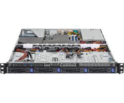 ASRock Rack 1U server 1x AM4, X570, 4xDDR4 ECC, 4x SATA 3,5"HS, 2xM.2, PCIe4 x16, 2x 1Gb LAN, 2x 450W, IPMI