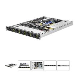 ASRock Rack 1U server Intel (LGA 4926) 8xDDR4 PCIe4,0 1x16x 2xM,2 10x 2,5"HS NVMe 2x10GB 1x1GB Lan 80+Platinum 2x650W