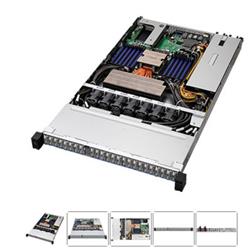 ASRock Rack 1U24E1S-GENOA/2L2T - SP5, EPYC 9004, 24xDDR5 ECC RD, 24xE1.S, 1xPCIe, 2x1600W, IPMI