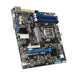 ASUS Intel® Xeon® E-21XXX (95W), C242, 4DIMM, 2 Intel X550-AT2+1Mgt LAN, 6 SATA, 2 M.2, 1 PCIe x16+ 1 PCIe x8, 2 U3.1, m