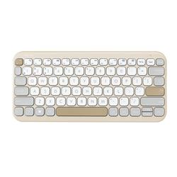 ASUS Marshmallow KW100 Copilot version - bezdrôtová klávesnica, Oat Milk, CZ/SK