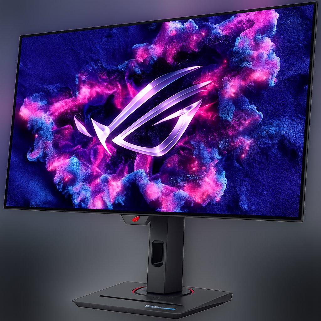ASUS Monitor ROG STRIX XG27AQDMG, 27", WOLED, 2560x1440, 0.03ms, 400cs, DP, HDMI, 1000:1, G-Sync Comp., 240Hz