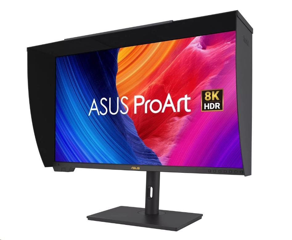 ASUS Professional Monitor ProArt PA32KCX, 32", IPS, 7680x4320, 16:9, 5ms, 1200cd, Thunderbolt, 1M:1, 60Hz, repro, černý