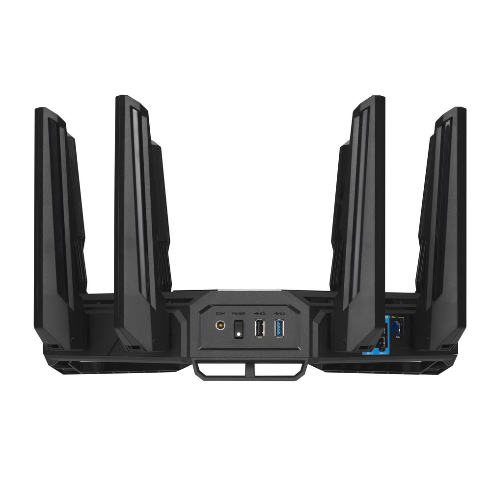 ASUS ROG Rapture GT-BE19000 Tri-Band Gaming Wi-Fi 7 Router BE19000, 8 ext., 2×10G, 4×2.5G, USB 3.0