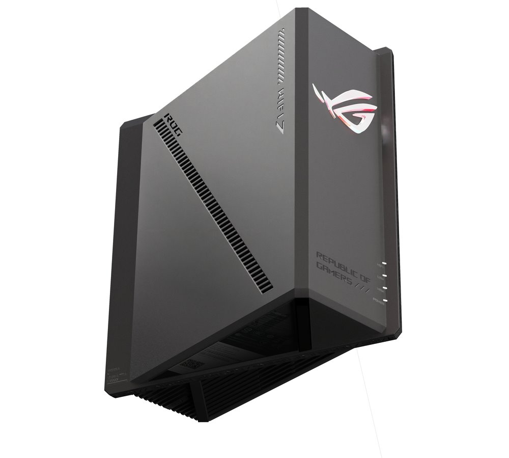 ASUS ROG Strix GS-BE18000 Tri-Band Gaming Wi-Fi 7 Router BE18000, 8 int., 8×2.5G, Aura RGB