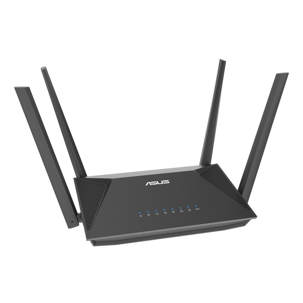 ASUS RT-AX52 Dual-Band Wi-Fi 6 Router AX1800, 4 ext., 1×1G WAN, 3×1G LAN