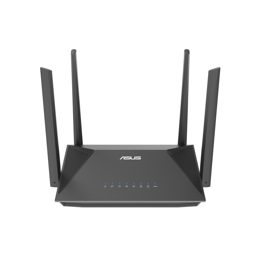ASUS RT-AX52 Dual-Band Wi-Fi 6 Router AX1800, 4 ext., 1×1G WAN, 3×1G LAN