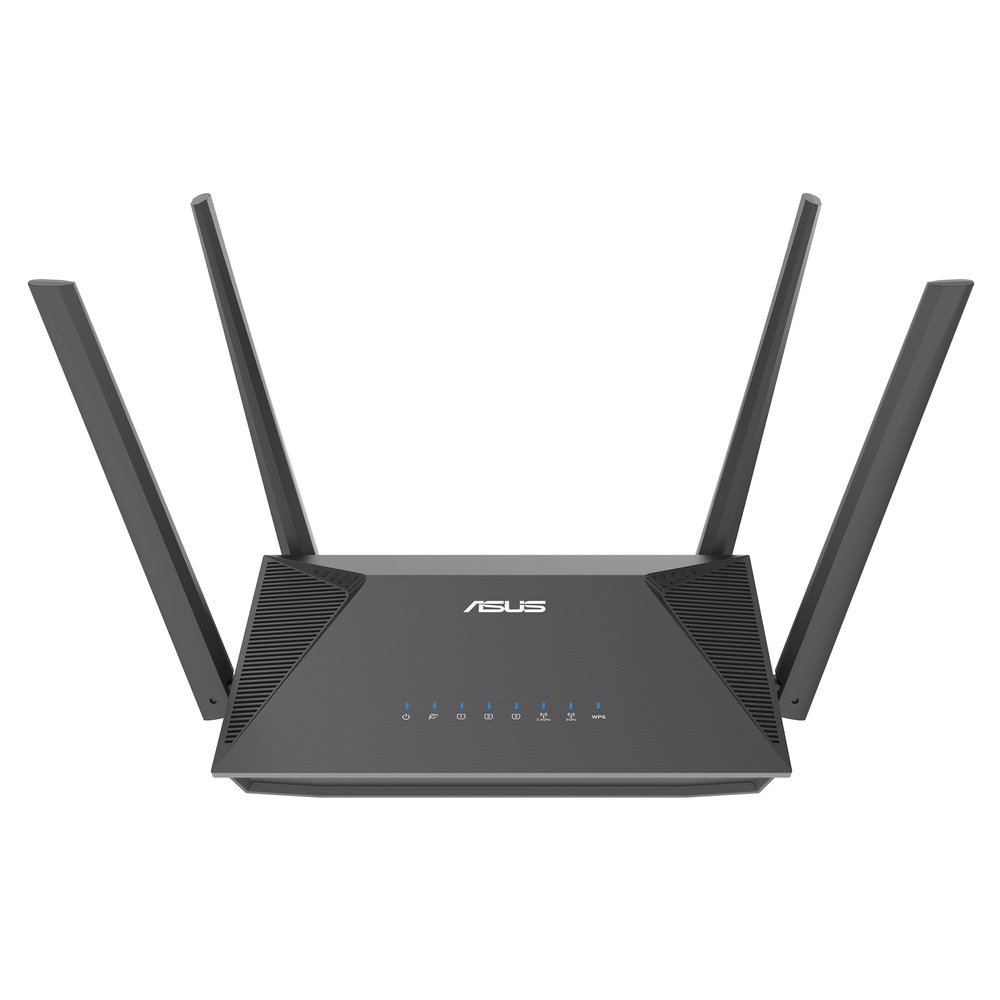 ASUS RT-AX52 Dual-Band Wi-Fi 6 Router AX1800, 4 ext., 1×1G WAN, 3×1G LAN