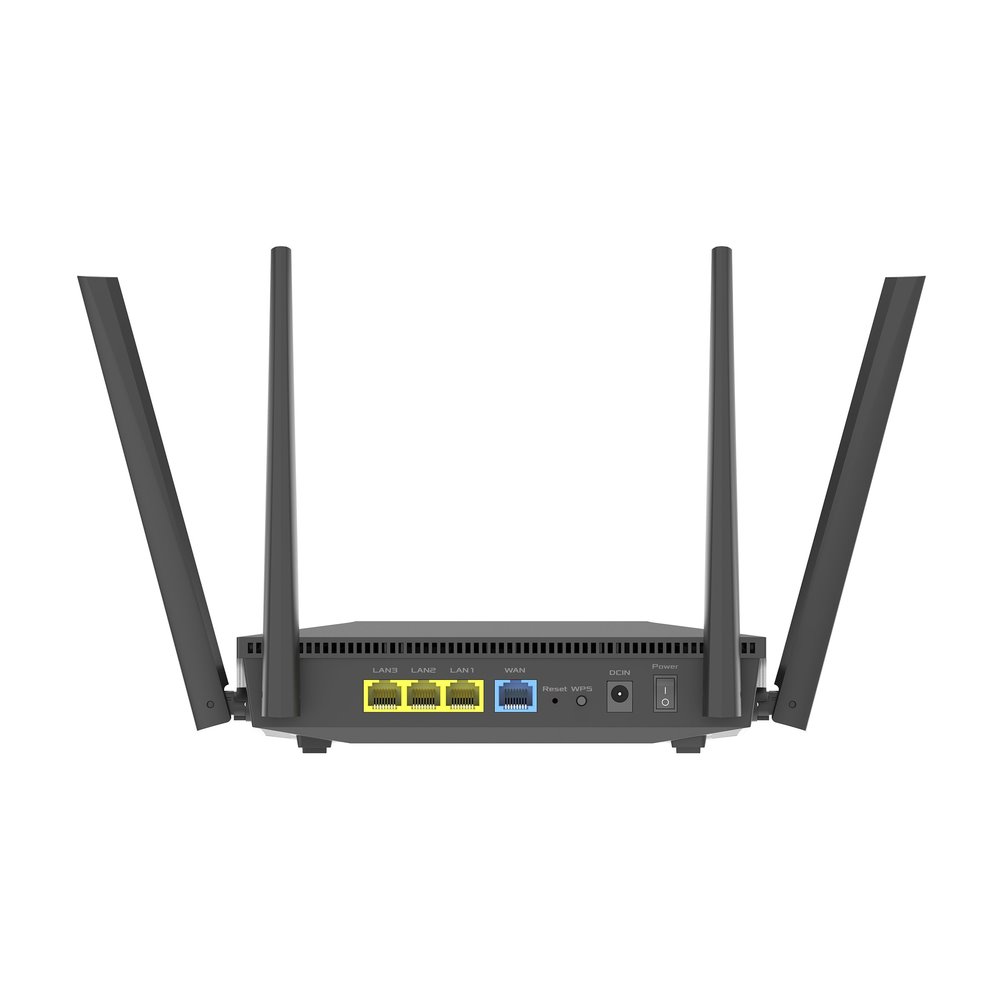 ASUS RT-AX52 Dual-Band Wi-Fi 6 Router AX1800, 4 ext., 1×1G WAN, 3×1G LAN