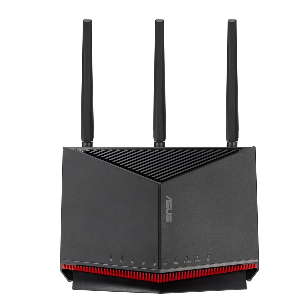 ASUS RT-BE86U Dual-Band Wi-Fi 7 Router BE6800, 3 ext., 1×10G, 4×2.5G, USB 3.2