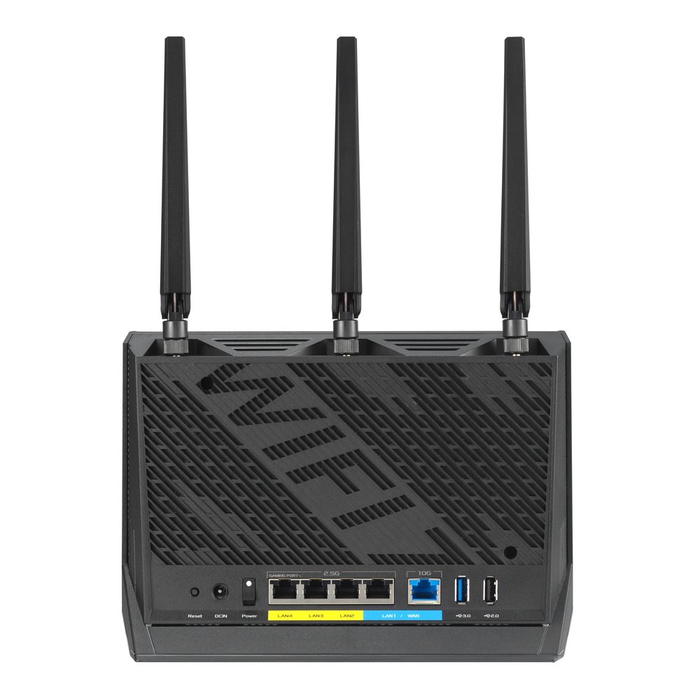 ASUS RT-BE86U Dual-Band Wi-Fi 7 Router BE6800, 3 ext., 1×10G, 4×2.5G, USB 3.2