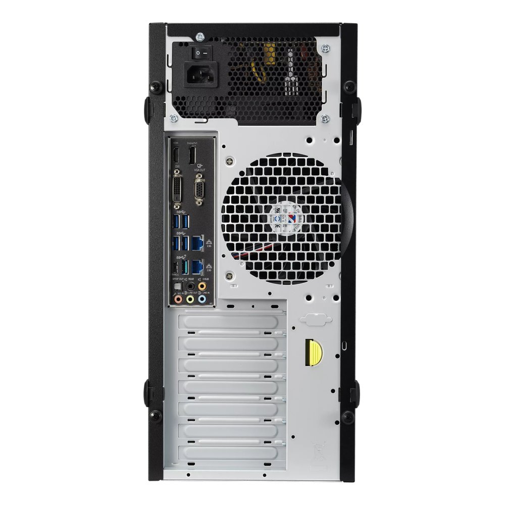 ASUS WS EC E500 G9, LGA1700, 4xDDR5, 3xPCIe, 3x3.5"SATA, 1x2.5"SATA, 3xM.2, 2x2.5Gb LAN, 750W, Tower 3U