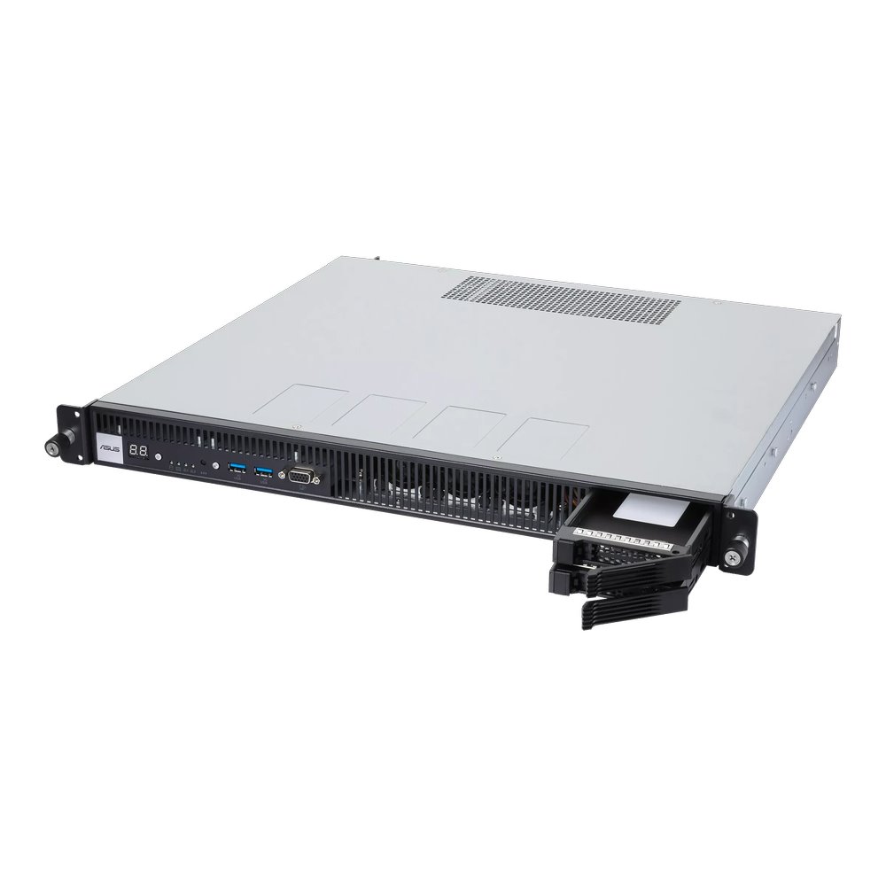 ASUS WS EC Pro ER100A B6, AM5, 4xDDR5, 1xPCIe 5.0, 2x 2.5"SATA HS, 2x2.5"SATA/NVMe U.2, M.2, 2x2.5Gb LAN, 500W, 1U