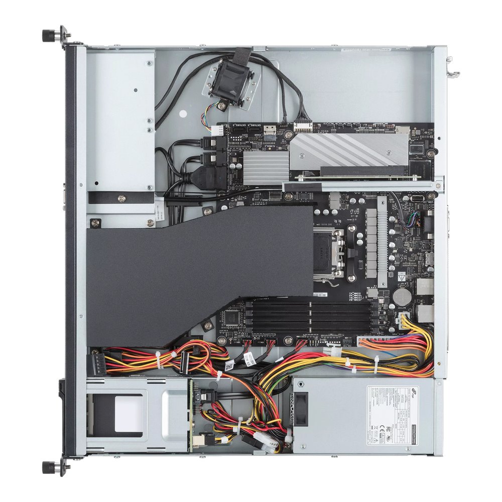 ASUS WS EC Pro ER100A B6, AM5, 4xDDR5, 1xPCIe 5.0, 2x 2.5"SATA HS, 2x2.5"SATA/NVMe U.2, M.2, 2x2.5Gb LAN, 500W, 1U