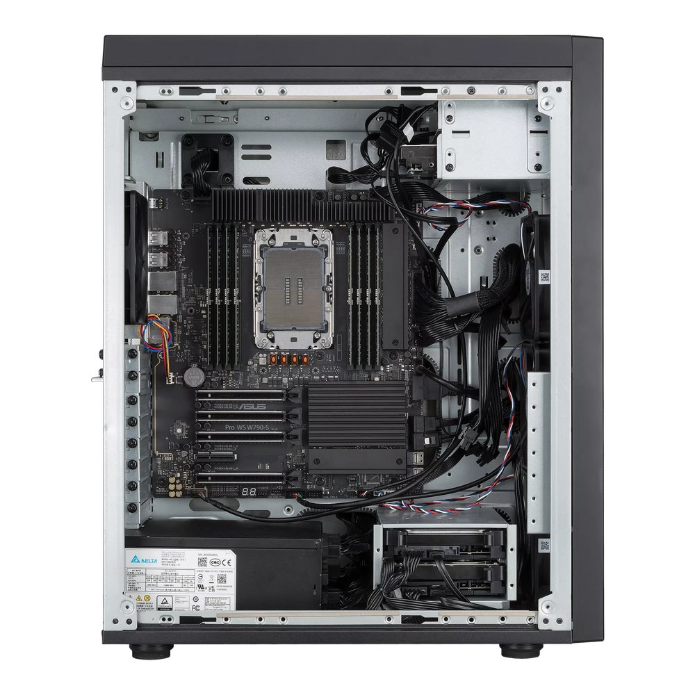ASUS WS EC Pro ET700I W7, LGA4677, 8xDDR5, 6xPCIe, 2x2.5"/3x3.5", 2xM.2, 2x2.5Gb LAN, 1300W, Tower 3U