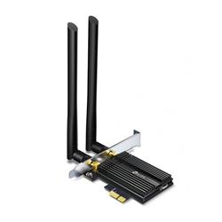 AX3000 Dual Band Wi-Fi 6 Bluetooth PCI Express Adapter SPEED: 2402 Mbps at 5 GHz + 574 Mbps at 2.4 GHz SPEC: 2× High G