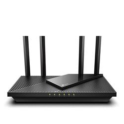 AX3000 Dual-Band Wi-Fi 6 Router SPEED: 574 Mbps at 2.4 GHz + 2402 Mbps at 5 GHz SPEC: 4× Antennas, 1× Gigabit WAN Port