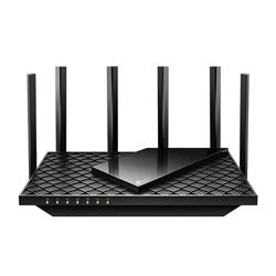 AX5400 Dual-Band Wi-Fi 6 Router SPEED: 574 Mbps at 2.4 GHz + 4804 Mbps at 5 GHz SPEC: 6× Antennas, 1× 2.5 Gbps WAN/LAN P