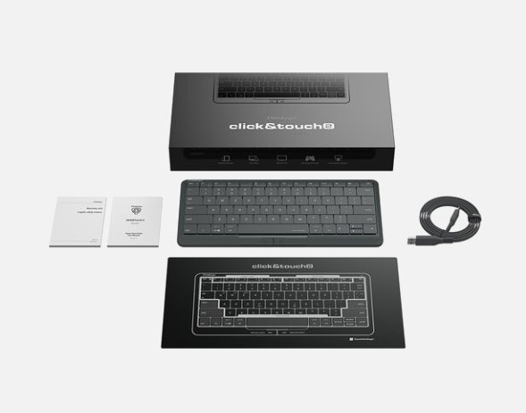 BAZAR - PRESTIGIO Click&Touch 2nd gen. ( dotyková klávesnice ) - CZ/SK lokalizace