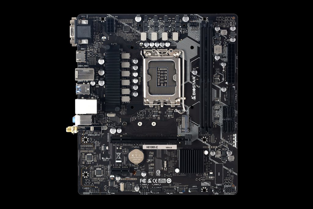 BIOSTAR ,INTEL H610, Socket 1700, uATX, GbE LAN