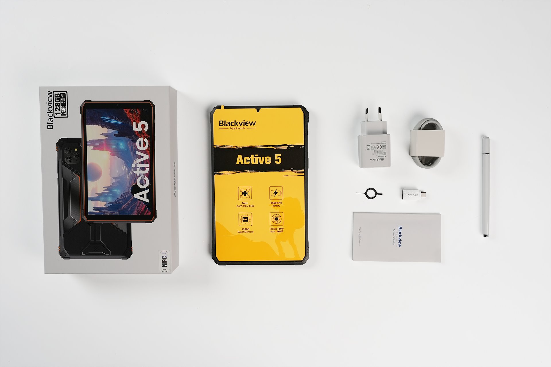 BLACKVIEW Active 5 Rugged Tab UMS9230E(T615) Octa-core 1.8GHz,8.68inch FHD+ IPS 800*1340 90Hz Memory: 8GB+128GB