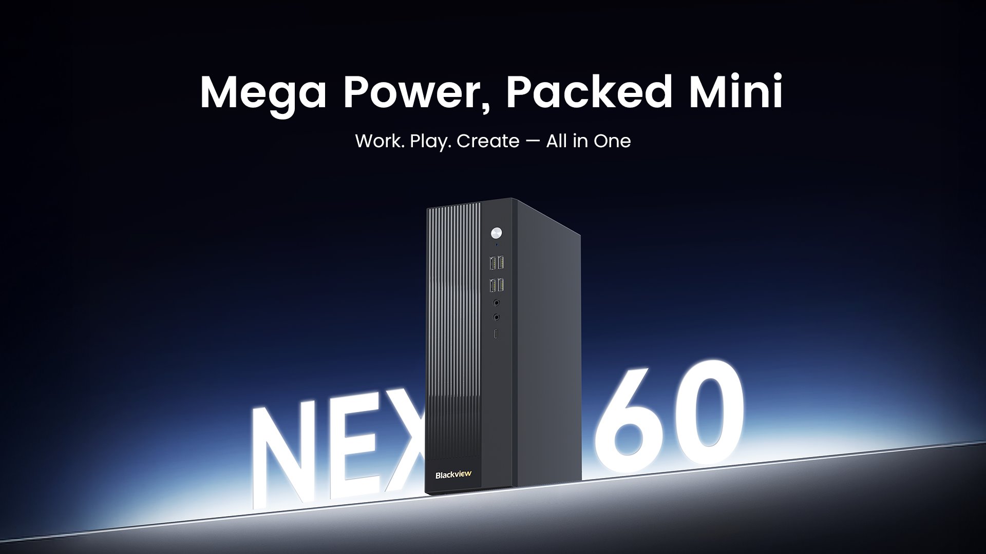 BLACKVIEW Desktop NEX60 i5-210H 4.8HGz 16/512GB,WiFi6,BT5.2,1xUSB-C,RJ45,8xUSB,1xVGA,1xDP1.4,1xHDMI 2.0,2x3.5mm,Win11Pro