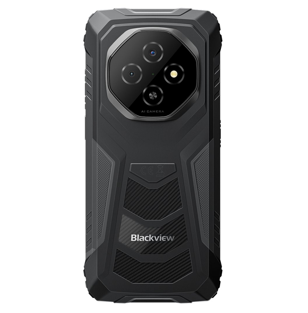 BLACKVIEW FORT1 LTE 6.56" BLACK,HD+ 1612x720,6+256GB,T615 Octa-Core 1.8GHz,8MP/16+2MP,NFC,10000mAh,Android 15