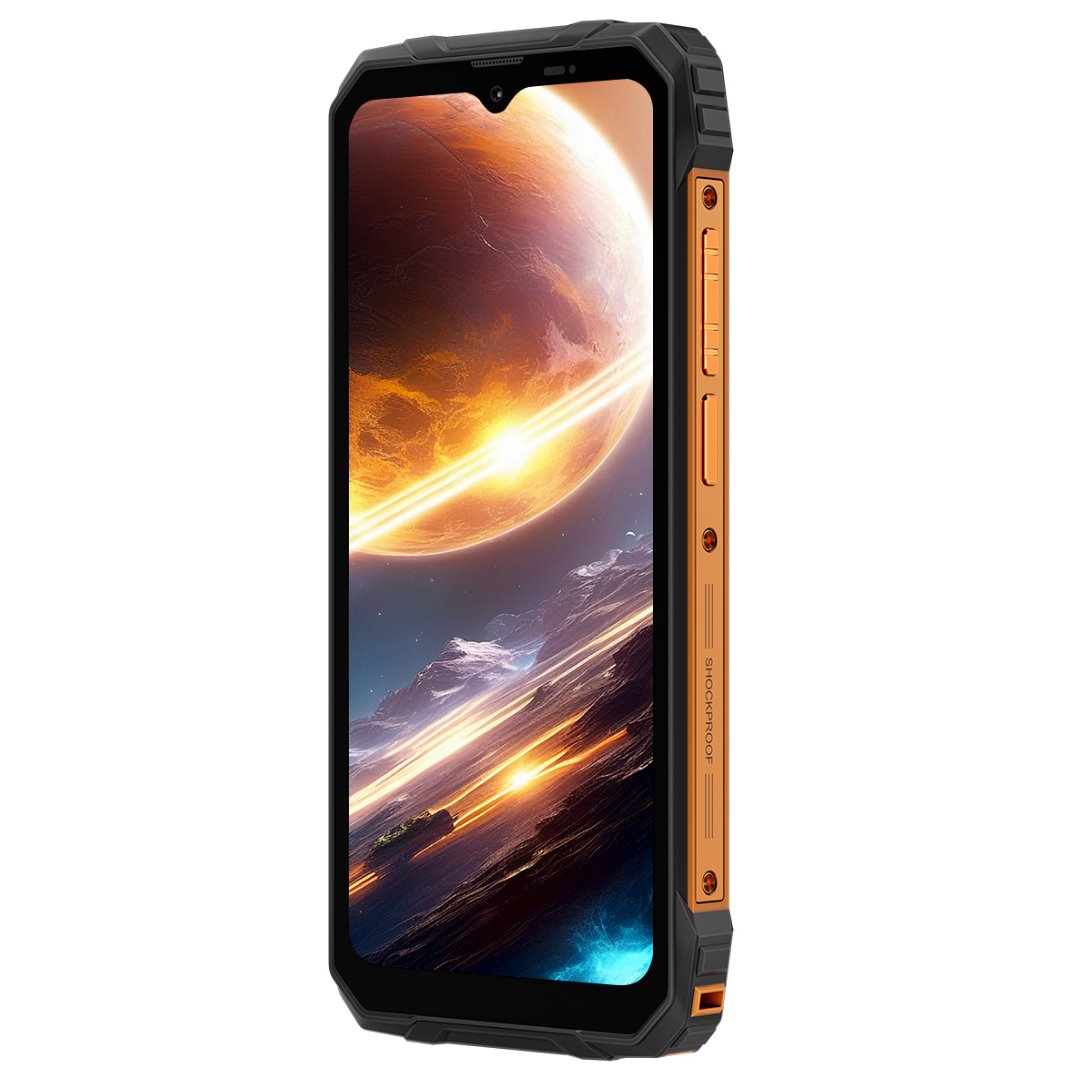 BLACKVIEW FORT1 LTE 6.56" ORANGE,HD+ 1612x720,6+256GB,T615 Octa-Core 1.8GHz,8MP/16+2MP,NFC,10000mAh,Android 15