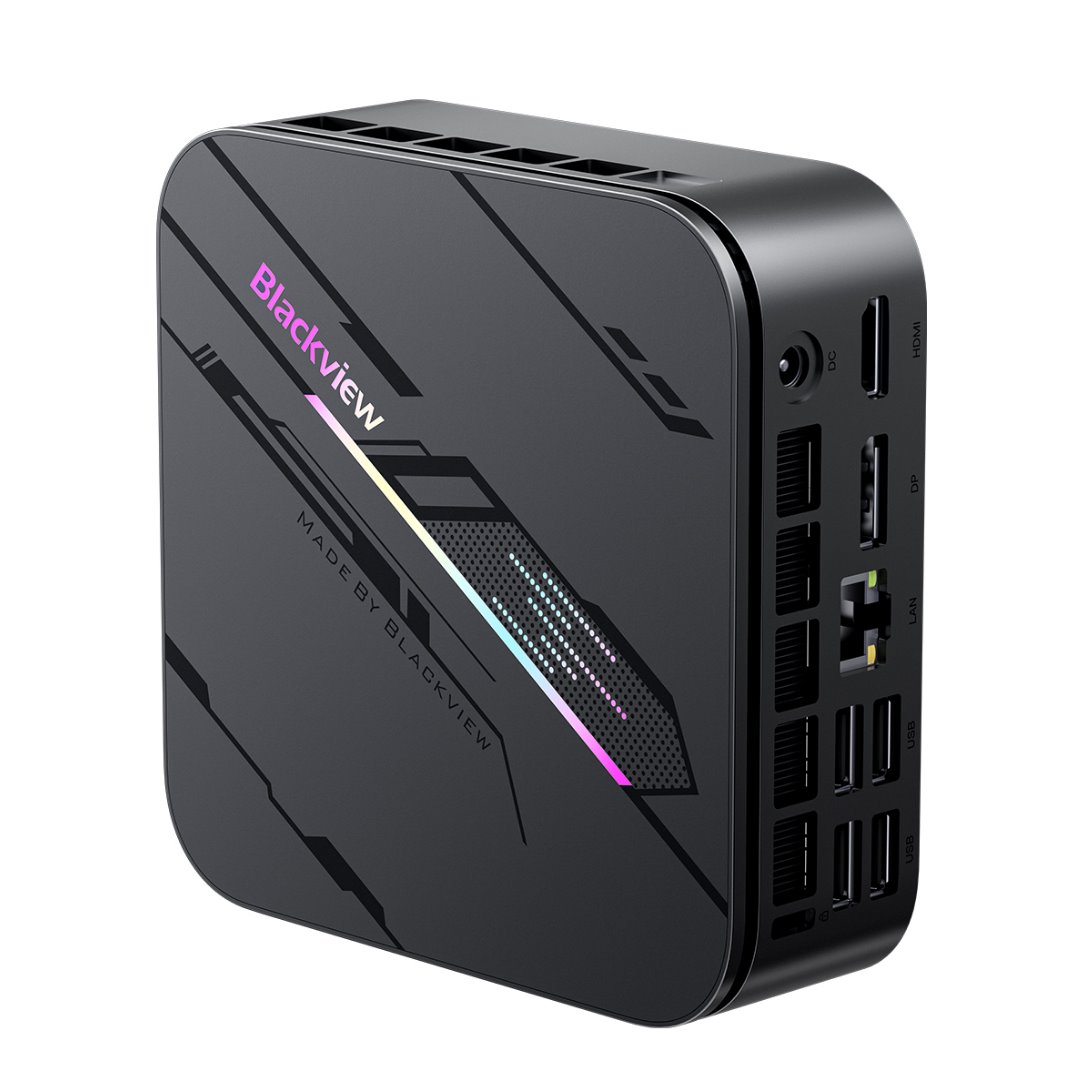 BLACKVIEW miniPC MP100 Pro i5-12450H 4.4GHz 16/512GB,WiFi 6,BT 5.2,RJ45,1xUSB-C,6xUSB 3.1,1xPD,1xHDMI,1xDP,jack,Win11Pro