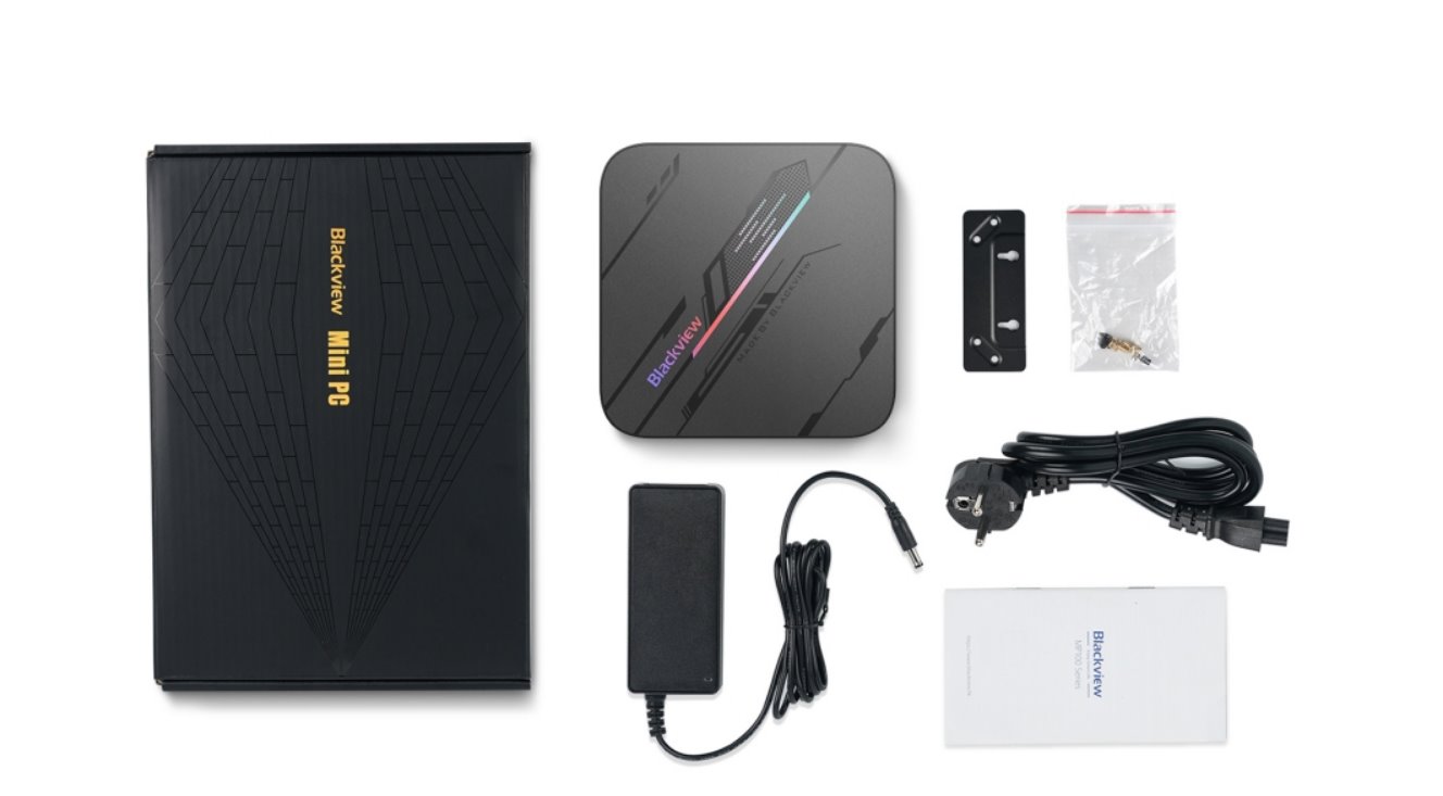BLACKVIEW miniPC MP100 Pro i5-12450H 4.4GHz 16/512GB,WiFi 6,BT 5.2,RJ45,1xUSB-C,6xUSB 3.1,1xPD,1xHDMI,1xDP,jack,Win11Pro