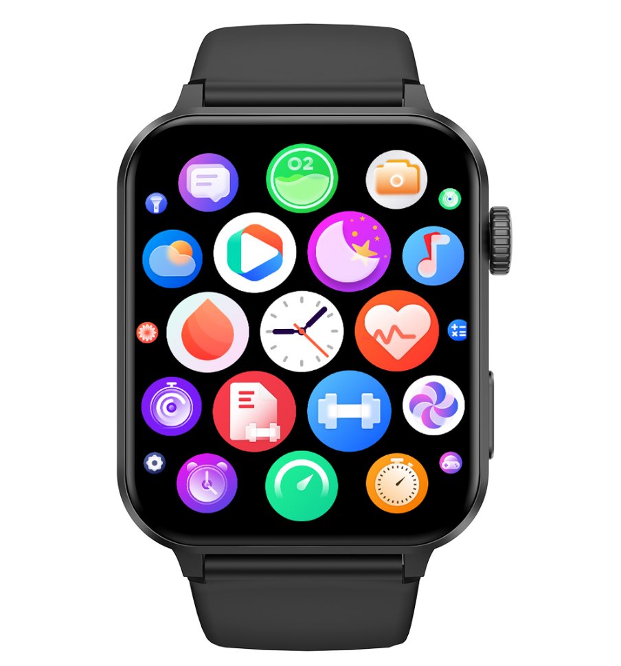 BLACKVIEW R30 Pro Fitness Smartwatch, 1.83-inch HD,220mAh Battery, 24-hour SpO2 Detection + Heart Rate Monitoring, Monit